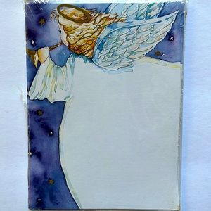 Vintage Angel Christmas Cards Holiday Graphic Cards Pack of 8 NWT